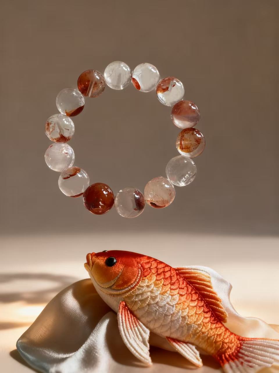 Koi Blossom Quartz Bracelet