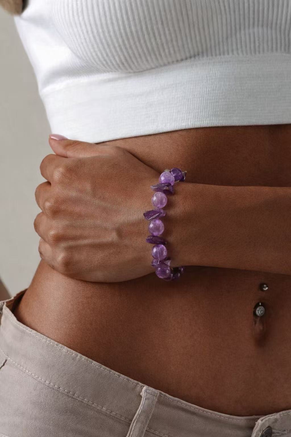Raw & Radiant Amethyst Bracelet