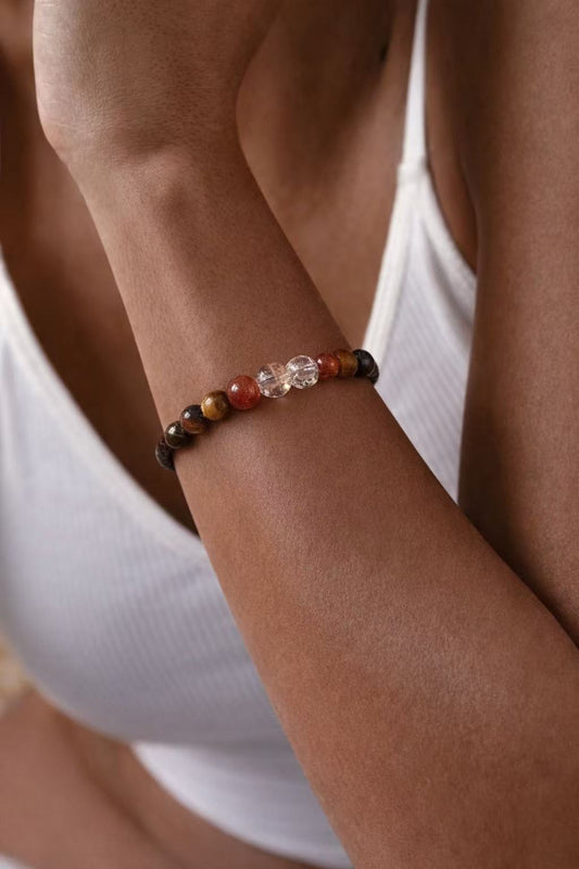 Crimson Balance Bracelet