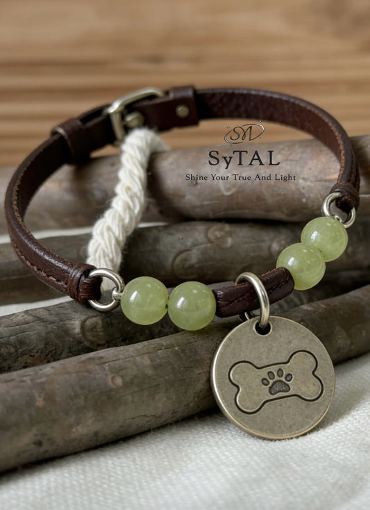 Our 10th custom collar: Prehnite Edition